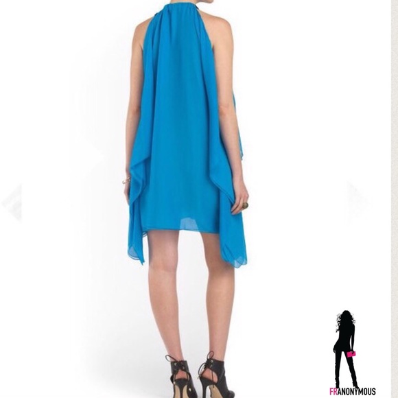 Diesel Blue Halter Neck Dress - Picture 2 of 3